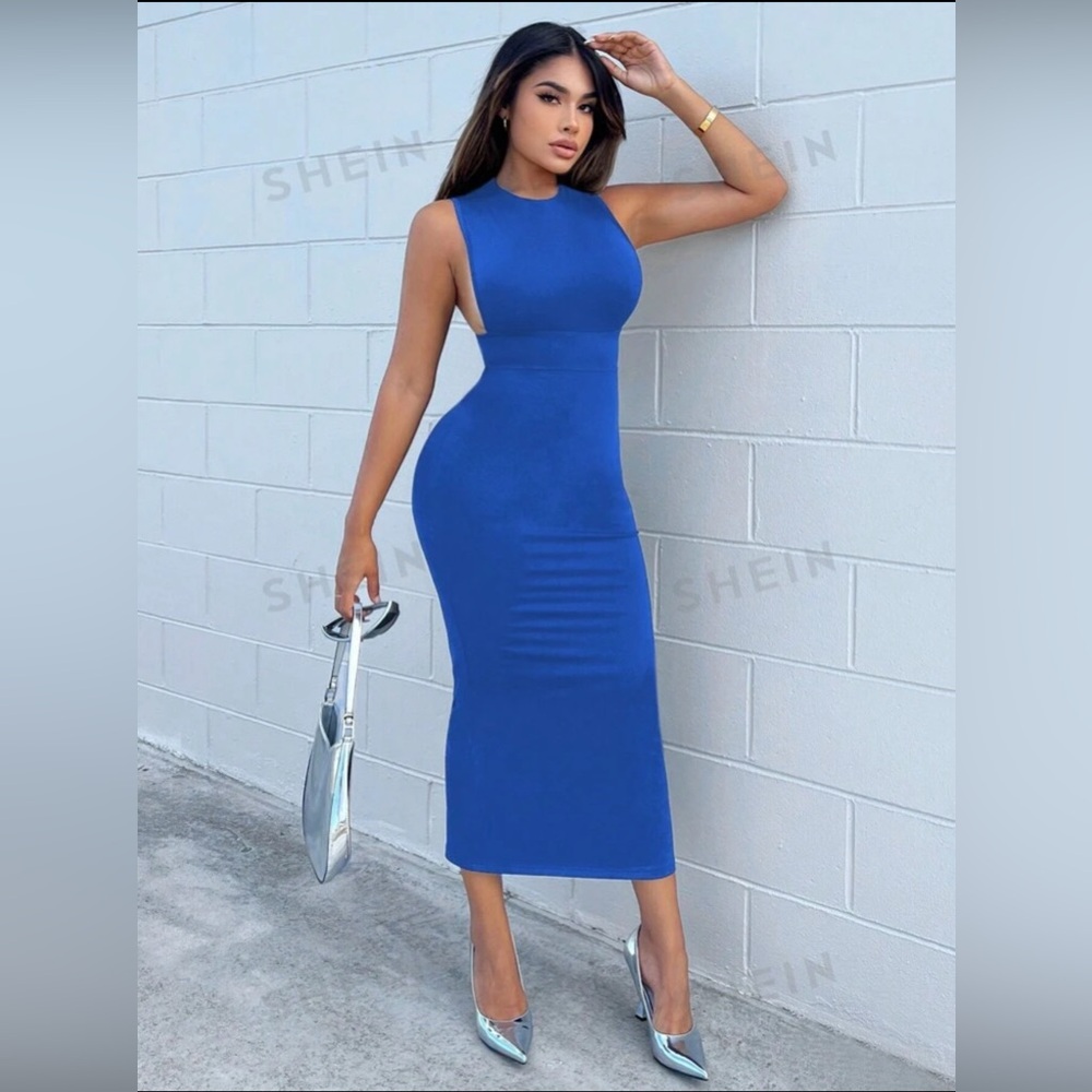 Royal Blue Shein Dress